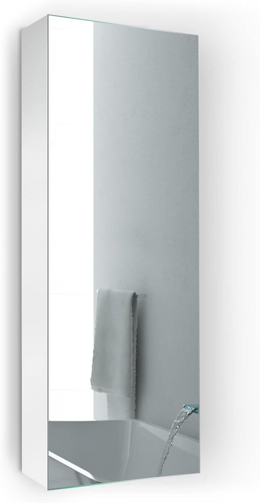 Krugg Medicine Cabinet | Recess or Surface Mount | Blum Hinge 170 Degree Soft Close|(12"x36")