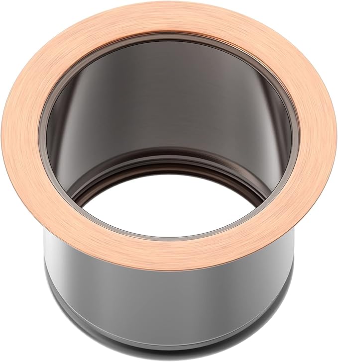 BOTEMY B9179 Extended Garbage Disposal Flange Deep Kitchen Sink Flange Stainless Steel for 3-1/2 Inch Standard Sink Drain Hole (Antique Copper (AC))