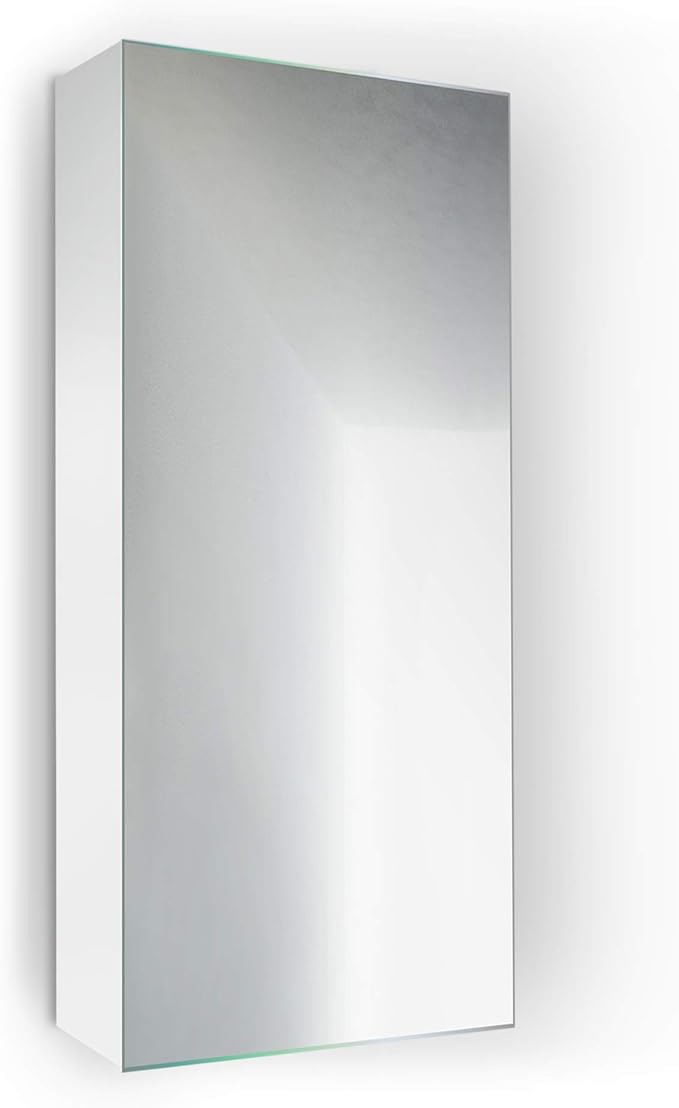 Krugg Medicine Cabinet | Recess or Surface Mount | Blum Hinge 170 Degree Soft Close | (15"x30")