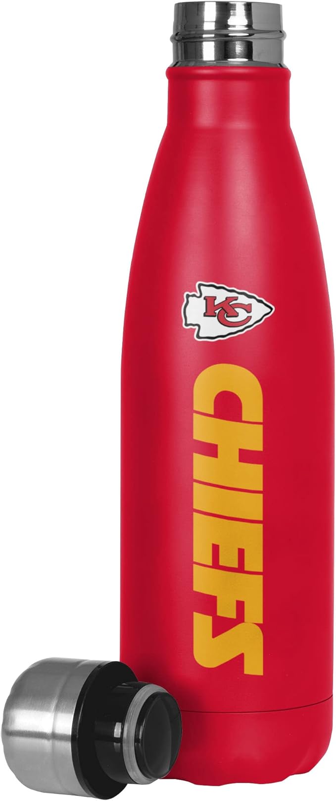 FOCO NFL unisex-adult NFL Team Logo Wordmark Chill Water Bottle