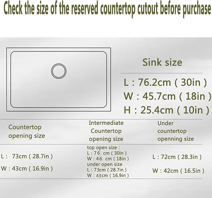 30"Kitchen Sink with Faucet Combo Waterfall Black Stainless Steel Waterfall Sink Kitchen Countertop Multi-Functional Sinks Farmhouse Undermount or Countertop Drop in