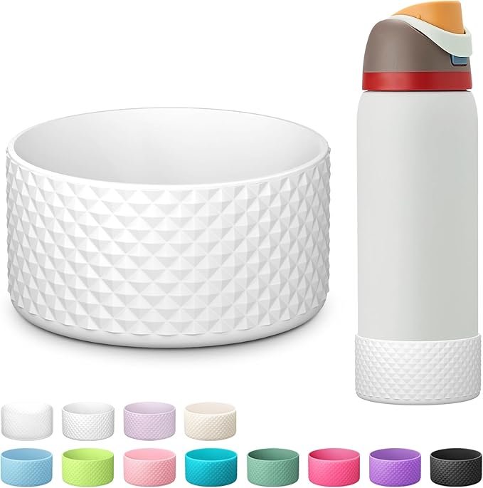 Silicone Boot for Owala Water Bottle 24 oz 32 oz 40 oz, Anti-Slip Protective Sleeve for FreeSip/Twist/Flip Stainless Steel Water Bottles Accessories