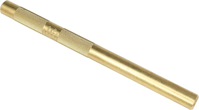 Mayhew Tools 25076 Brass Knurled Drift Punch, 1/2" - 13 mm x 7"