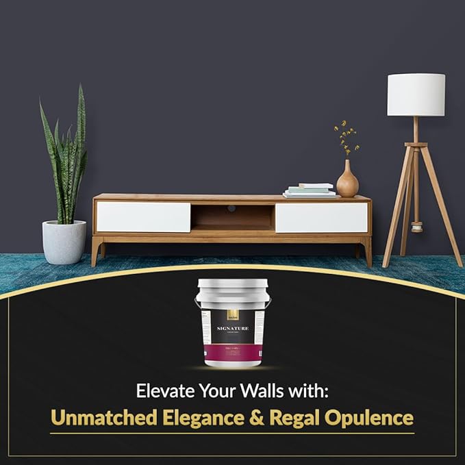 EVOLVE Signature Paint & Primer: Luxury Paint & Primer for Indoor & Outdoor Surfaces, Minimal Odor, Eggshell Sheen (Charcoal Gray, 5 Gallon)