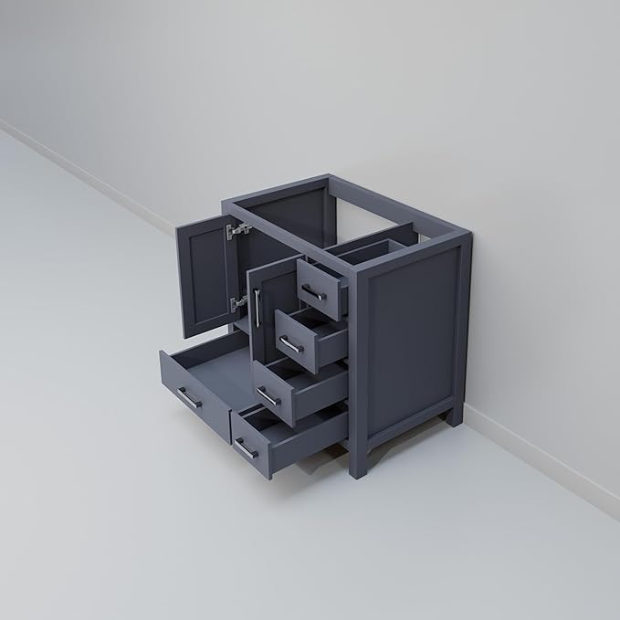 Big Sur 36 in. W X 22 in. D Dark Grey Single Bath Vanity Cabinet Without Countertop