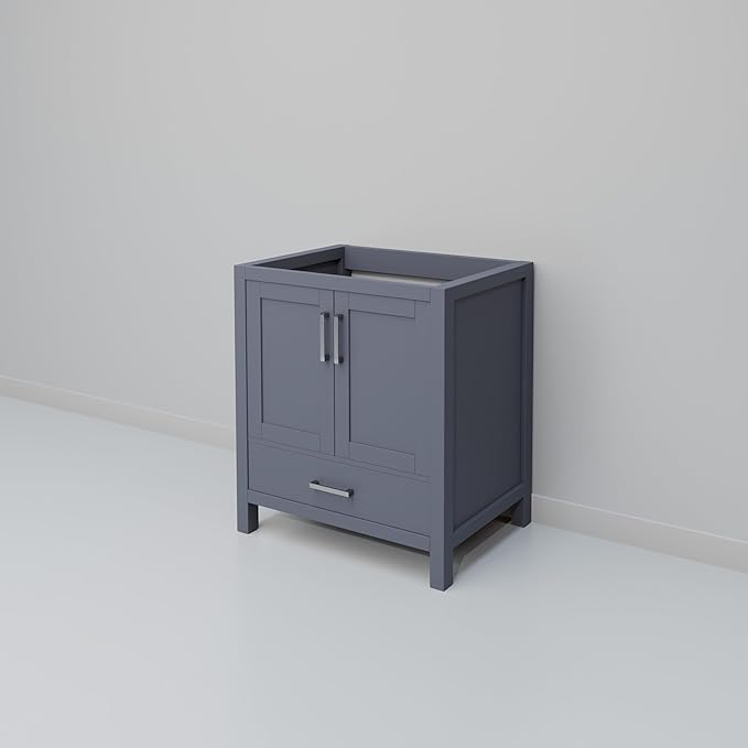 Big Sur 30 in. W X 22 in. D Dark Grey Single Bath Vanity Cabinet Without Countertop