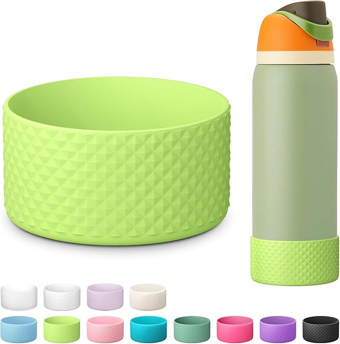 Silicone Boot for Owala Water Bottle 24 oz 32 oz 40 oz, Anti-Slip Protective Sleeve for FreeSip/Twist/Flip Stainless Steel Water Bottles Accessories