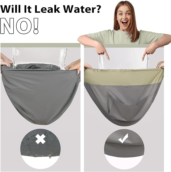 KylinLucky Patio Table Cover 74x47 Inch Heavy Duty 600D Waterproof - Tear-Resistant Outdoor Furniture Protector for Dining Set, Deck, Garden