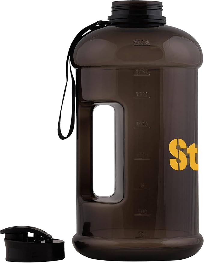 FOCO NFL Team Logo 2L Plastic Clear Large Sports Water Bottle