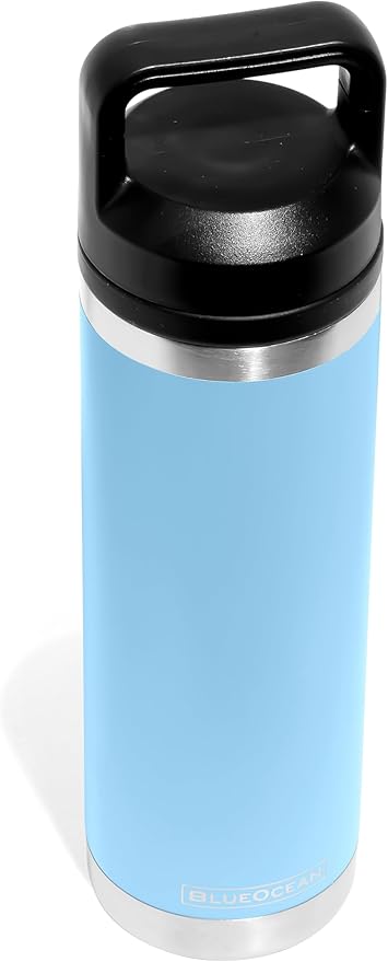 Classic 20 oz Water Bottle, Insulated Stainless Steel With Pro-Tough Lid | Perfect Insulated Water Bottle And Tumbler As Travel Water Bottle Or Gym Water Bottle (Mountain Peak Blue)