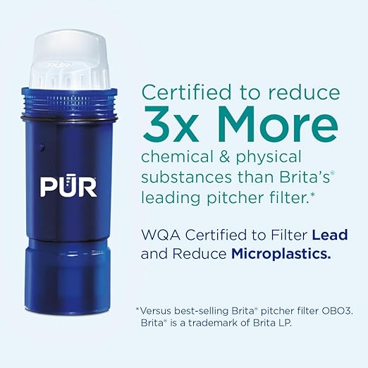 PUR Plus Water Pitcher Filtration System, 11 Cup – PPT111B