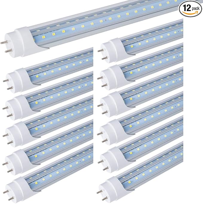 signmark 12 Pack 4FT 40W T8 LED Tube Light Bulb G13 Base 6000K Daylight White Ballast Bypass 4 Foot Garage Warehouse Shop Light Replacement for T10 T12 Flourescent Tubes