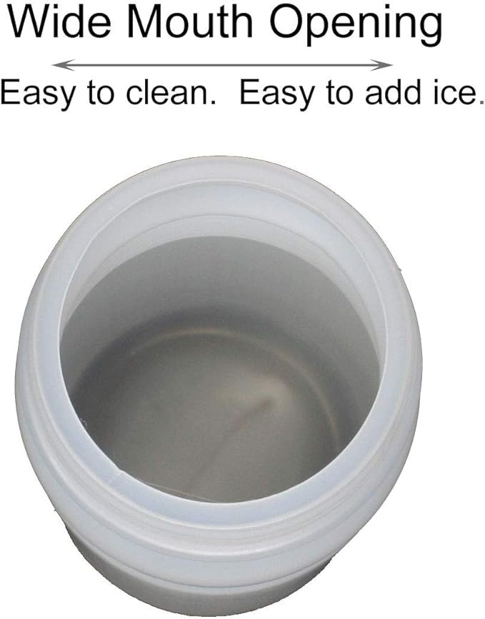 Rolling Sands 20 Ounce Sports Water Bottles 24 Pack, BPA-Free, Made in USA, Dishwasher Safe, Clear Frost Bottles/Navy Lids