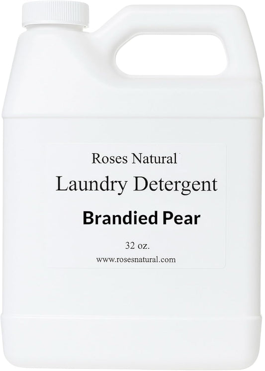 Plant-Based Liquid Laundry Detergent, 32 Fl Oz, Multiple Scents, HE Compatible (Brandied Pear)