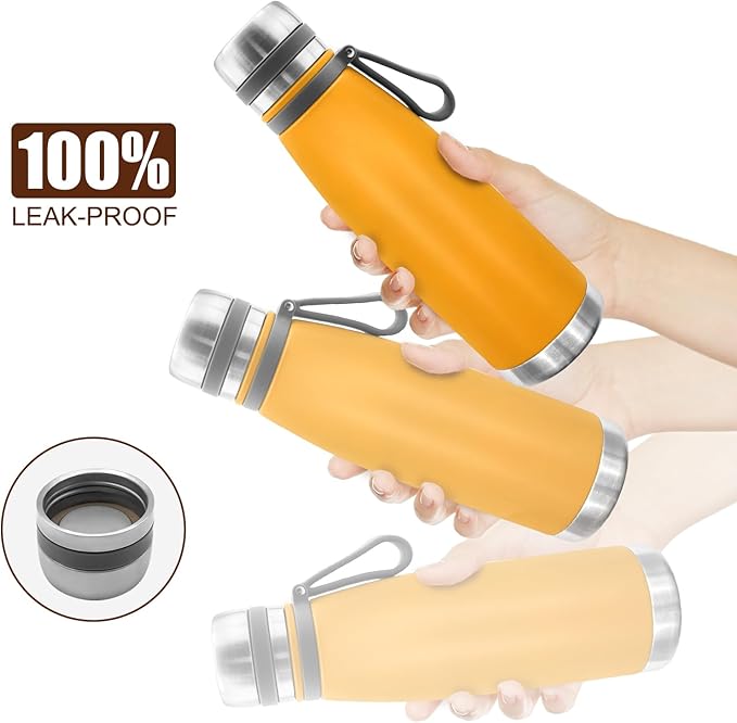 29oz Thermos for Hot and Cold Drinks, Coffee Thermos Water Bottle, Wide Mouth Thermal Cups- Leakproof Stainless Steel Insulated Thermos - Commute, Travel, and Picnic Friendly