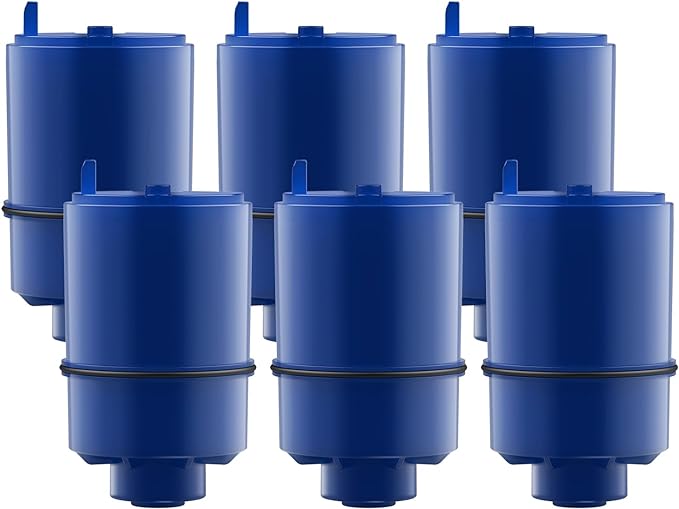 MARRIOTTO Compatible with PUR® water filter replacement, Pur filter replacement faucet compatible with All PUR®, RF9999® and RF-3375, Pur filter replacement faucet, 6 Pack