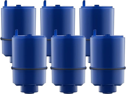 MARRIOTTO Compatible with PUR® water filter replacement, Pur filter replacement faucet compatible with All PUR®, RF9999® and RF-3375, Pur filter replacement faucet, 6 Pack