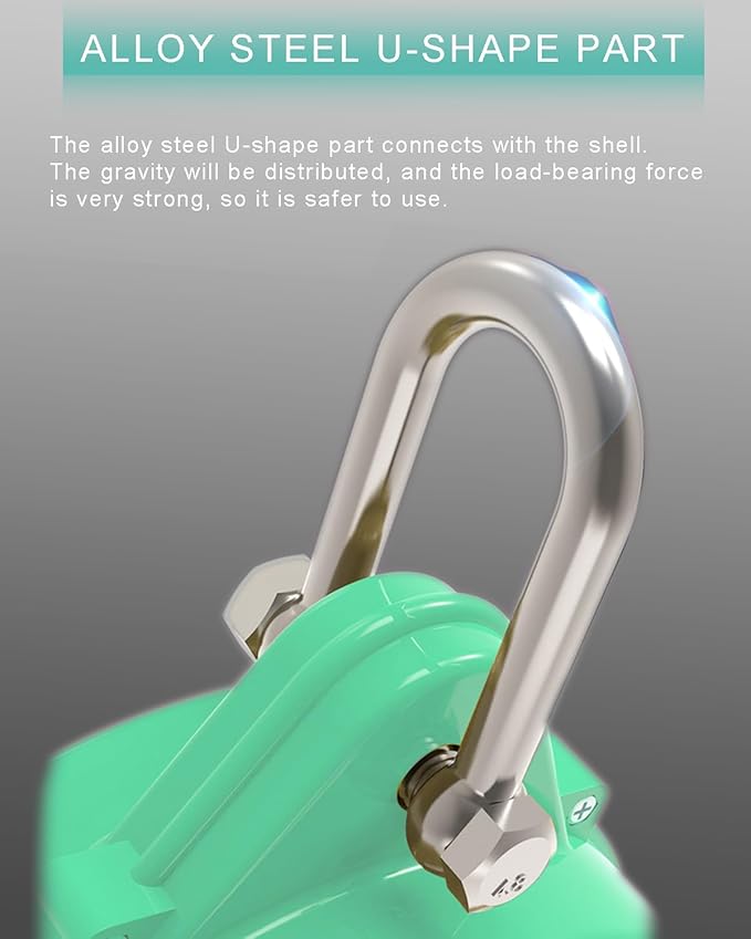 132FT Self Retracting Lifeline RTOVZON Fall Arrest Fall Protection Steel Wire Rope Heavy Duty Retractable Lanyard, Roofing Lifeline, SRL, Safety Lanyard