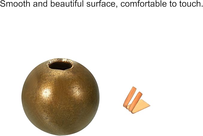 MECCANIXITY Pull Cord Tassels Window Blind Extender Chain Drop Knobs Ball Pull Ends Bronze, for Curtain Blinds Shades Light Ceiling Fan Pull Switch, Pack of 4