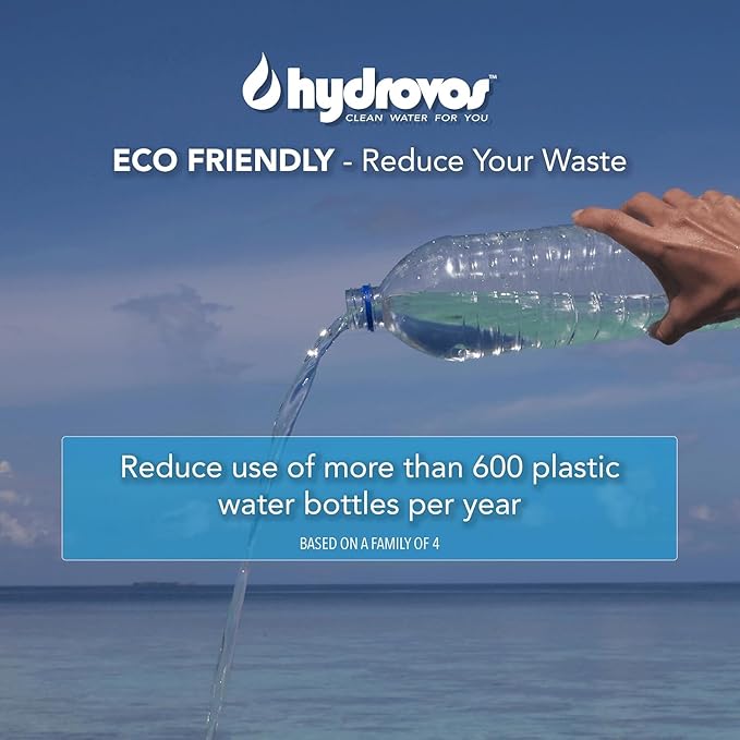 HV-RO075-ROM Water Filter, RO Replacement Cartridge #3 for HYDROVOS 75 GPD Reverse Osmosis System, Easy DIY Filter Changes, 2-Year Lifetime, Pack of 1