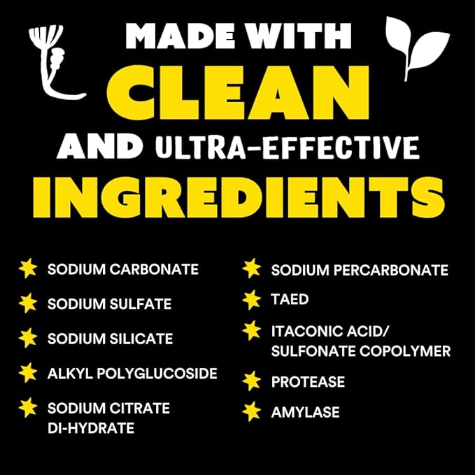 Molly's Suds Dishwasher Powder | Clean Dishwasher Detergent, Cuts Grease & Rinses Clean (Residue-Free) for Sparkling Dishes | 60 Loads (Unscented)