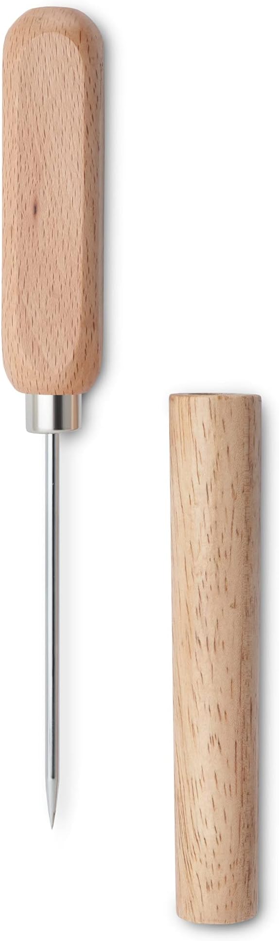 True Spike Wood Ice Pick, Wood Handle Stainless Steel Ice Shaper, Bar & Cocktail Tools
