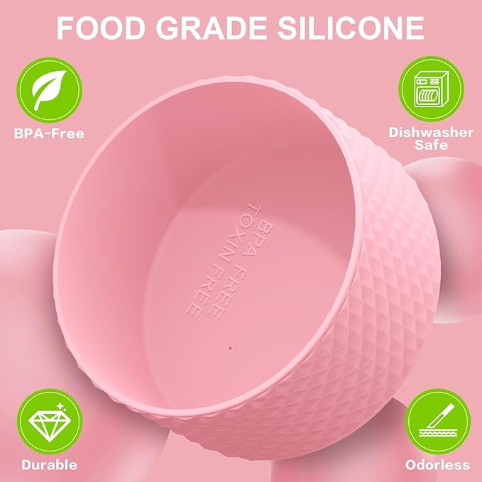 Silicone Boot for Owala Water Bottle 24 oz 32 oz 40 oz, Anti-Slip Protective Sleeve for FreeSip/Twist/Flip Stainless Steel Water Bottles Accessories