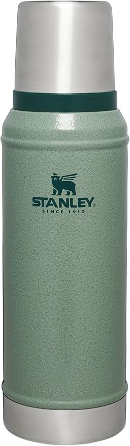 Stanley Classic Vacuum Insulated Wide Mouth Bottle -BPA-Free 18/8 Stainless Steel Thermos for Cold & Hot Beverages