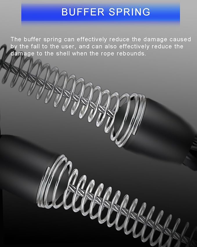 33FT RTOVZON Self Retracting Lifeline, Fall Arrest Fall Protection Dual Alloy Steel Hook Steel Wire Rope Heavy Duty Retractable Lanyard, Roofing Lifeline, SRL, Safety Lanyard