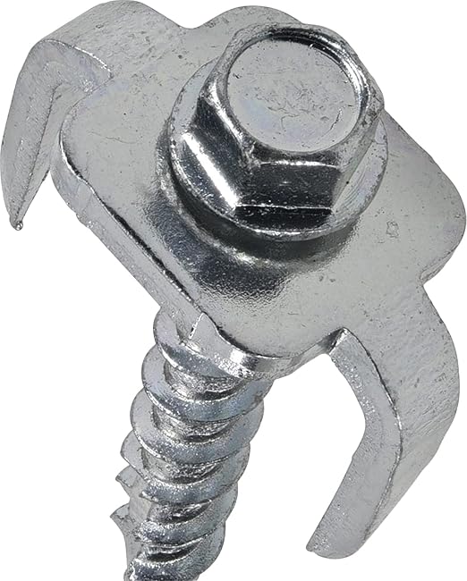 Exterior-Coated Fence Post Screws (#12 x 1-1/2") - 175 Pieces, Silver (9976305)