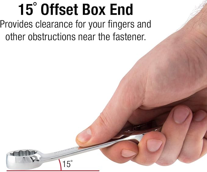 Sunex Tools 9930M Metric Stubby Combination Wrench Set, 10-Piece