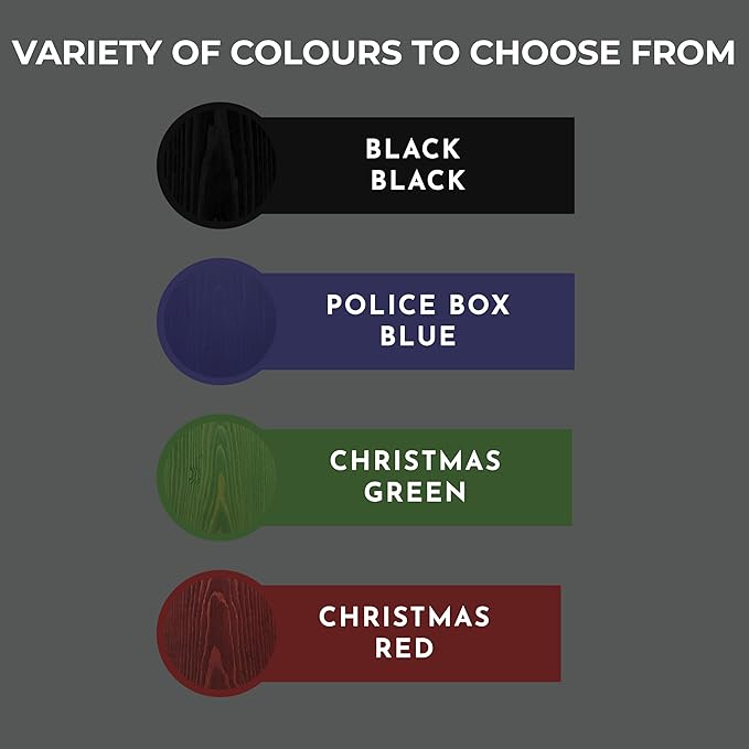 Littlefair's Wood Stain Water Based - 8.5oz/250ml - Indoor Furniture Stain - Light & Dark Finishes - Special Non Toxic & Eco Friendly Formula - Wood Stain for Crafts - Color: Black Black