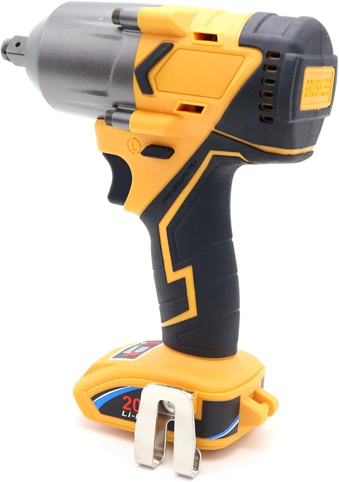 FSYAO 500 ft-lbs maximum torque, 20V 1/2 inch cordless impact wrench-brushless, 4-speed adjustment, automatic start and stop.(Host only/Without battery).