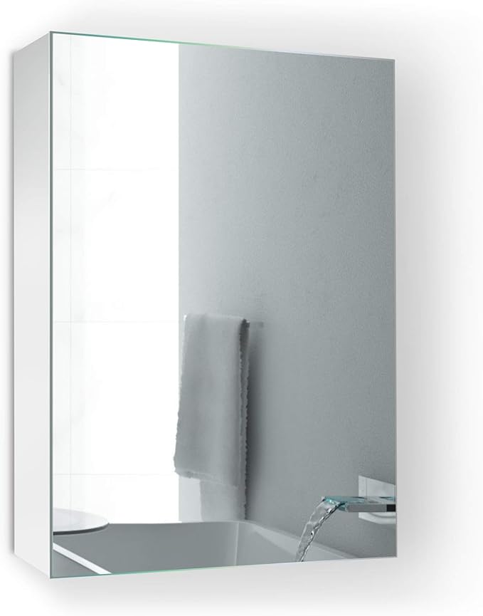 Krugg Medicine Cabinet | Recess or Surface Mount | Blum Hinge 170 Degree Soft Close | (20"x30")