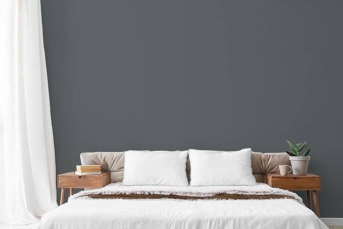 EVOLVE Paint & Primer: Environment-friendly, Low Sheen with One-coat Coverage for Interior & Exterior surfaces (Seal Gray, 5-Gallon)