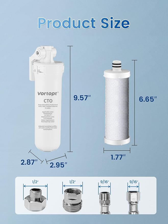 Replacement Filter for Q8/Q9 Water Filter System
