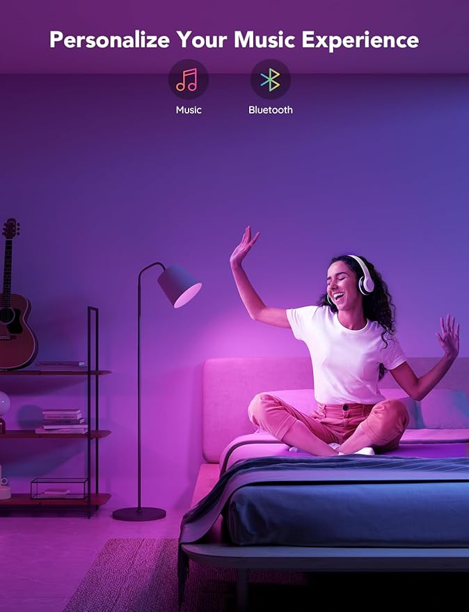 Govee Smart Light Bulbs, 1200 Lumens Dimmable BR30 Bulbs, RGBWW Color Changing Light Bulb, Flood Light Bulbs Work with Alexa, Google Assistant, WiFi & Bluetooth LED Bulbs, Music Sync, 2 Pack