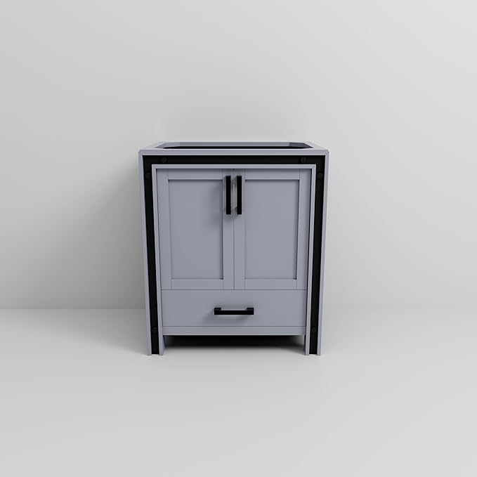 Augustine 30 in. W X 22 in. D Dark Grey Single Bath Vanity Cabinet Without Countertop