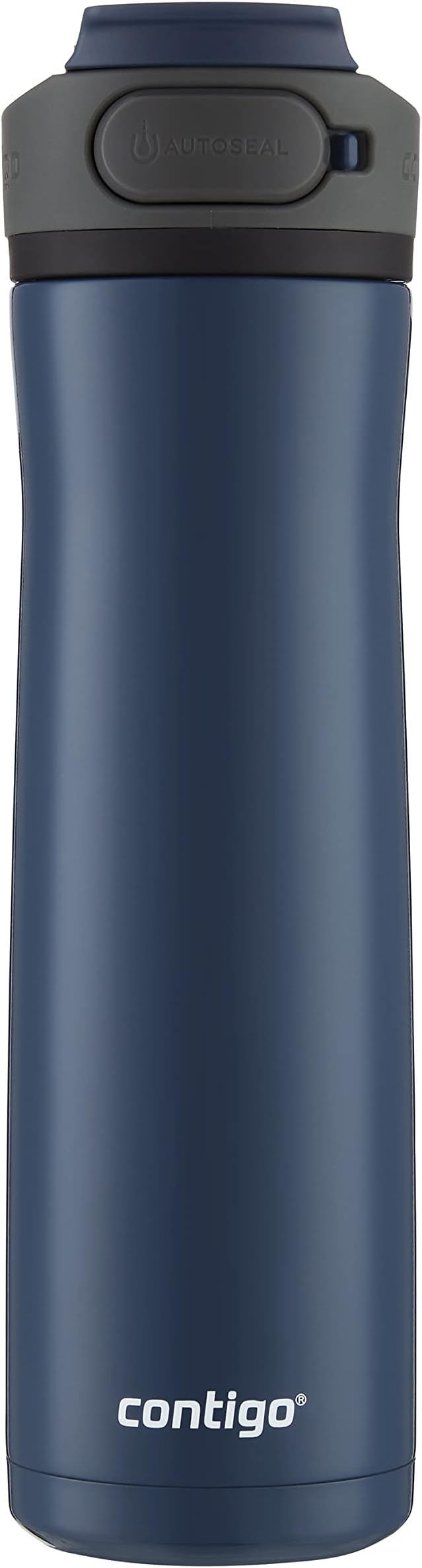 Contigo Cortland Chill 2.0 Blueberry Stainless Steel Water Bottle, Vacuum-Insulated, Spill-Proof Lid, 24oz, Ideal for Hot or Cold Drinks, Interchangeable Lid, Perfect for Kids & Adults