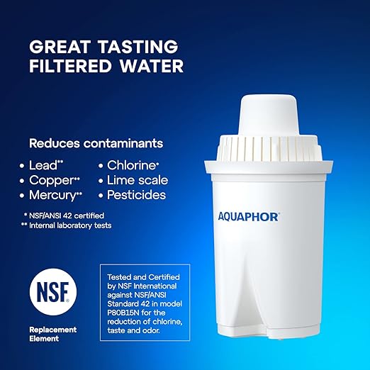 AQUAPHOR Opal 12 Cup Premium Water Filter Pitcher Black, includes 1 x B15 Filter. Countertop Design, with Easy Fill flip top lid, Reduces limescale & Chlorine