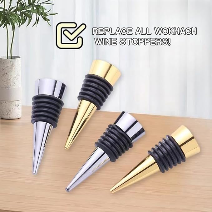 Decorative Wine Stopper Base Set of 3,Cool Wine Bottle Stoppers for Glass Bottles,Crystal Bottle Stopper Fits Standard Bottles,Fancy Decors Wine Tools (Base 3)