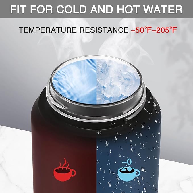 PHIXTON 32 OZ Water Bottle With Removable Straw Time Maker, 1L BPA Free Thick Tritan Plastic Leak Proof Waterbottle tracker, Motivational Measured Sports Flip Top Jugs 32oz For Drinking