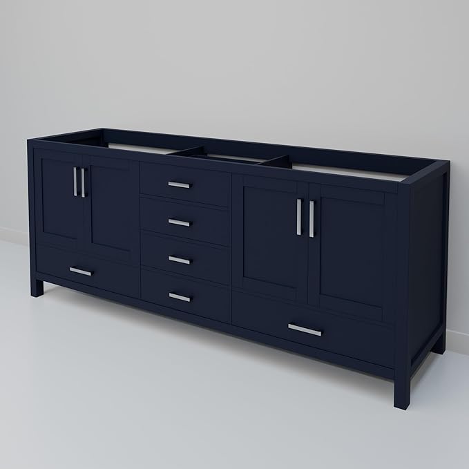 Big Sur 72 in. W X 22 in. D Navy Blue Double Bath Vanity Cabinet Without Countertop
