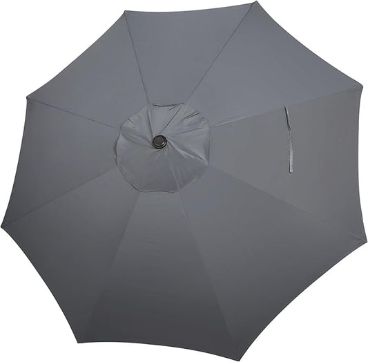 Blissun 9ft Patio Umbrella Replacement Canopy, Market Umbrella Top, Outdoor Table Umbrella Canopy for 8 Ribs, Canopy Only
