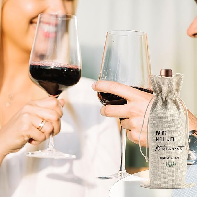 Farewell Gifts for Coworkers Moving Away Gifts for Friends Coworker Leaving Gifts for Women Retirement Gifts for Women Men New Beginnings Gifts for Women Men New Chapter Wine Bag