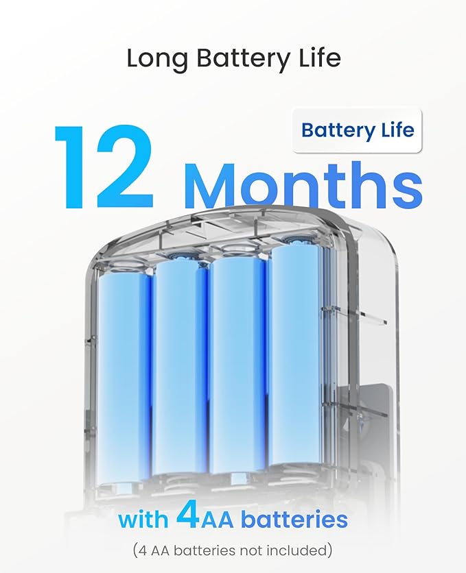 DESLOC Smart Lock B200 WiFi Version, Fingerprint Keyless Entry Door Lock, App Remote Control, Smart Locks for Front Door, WiFi Deadbolt Smart Lock, Emergency Power Port,12 Months Battery, Auto Lock