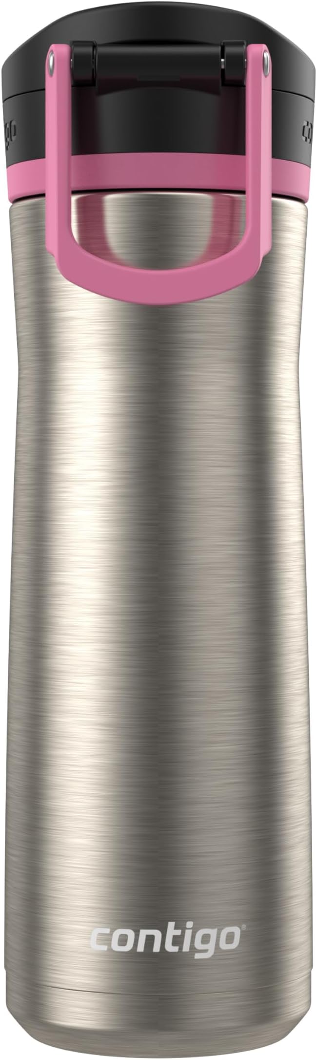 Contigo Jackson Water Bottle, 20 oz, Stainless Steel w/Azalea