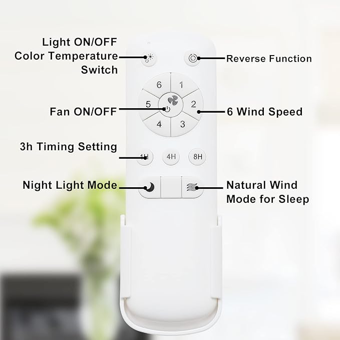 Sofucor Small Ceiling Fan with Lights Remote Control, 29'' Low Profile Ceiling Fan with Remote, Flush Mount Ceiling Fan with 3 Color Temperature, Black