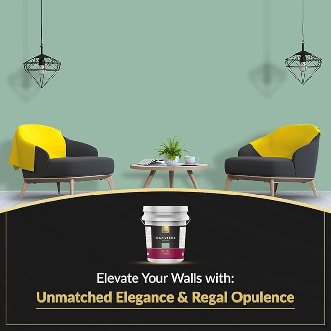 EVOLVE Signature Paint & Primer: Luxury Paint & Primer for Indoor & Outdoor Surfaces, Minimal Odor, Eggshell Sheen (Pistachio Green, 5 Gallon)