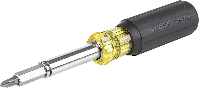 Klein Tools 11-in-1 Magnetic & Ratcheting Screwdriver/Nut Driver Bundle with Phillips, Slotted, Square, Torx & Hex Tips